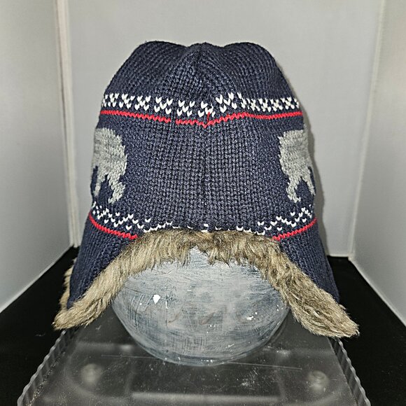 Hanna Andersson Sweater Furry Trapper Hat ~ Small 1-3 Years - Picture 2 of 4